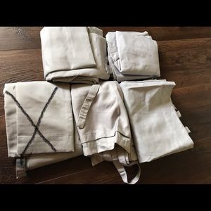 4 x Twill Tie-Up Curtain Panel